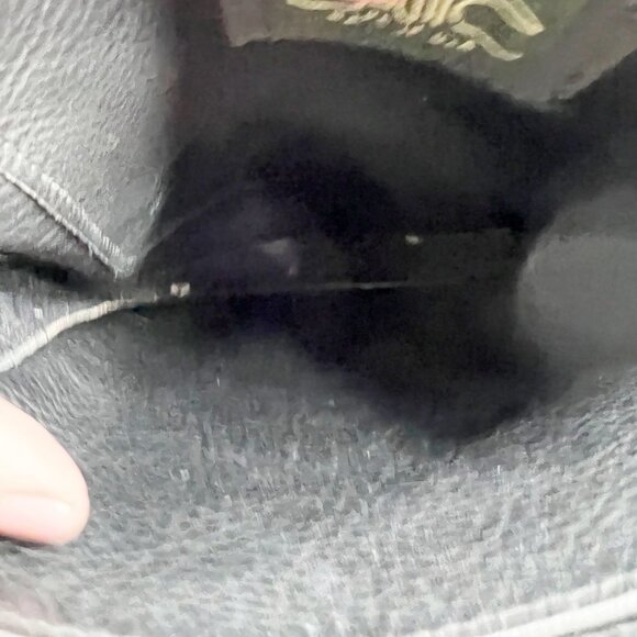 ✅ Libaire Rounded Flap Black Soft Pebbled Leather CROSSBODY - Picture 7 of 7